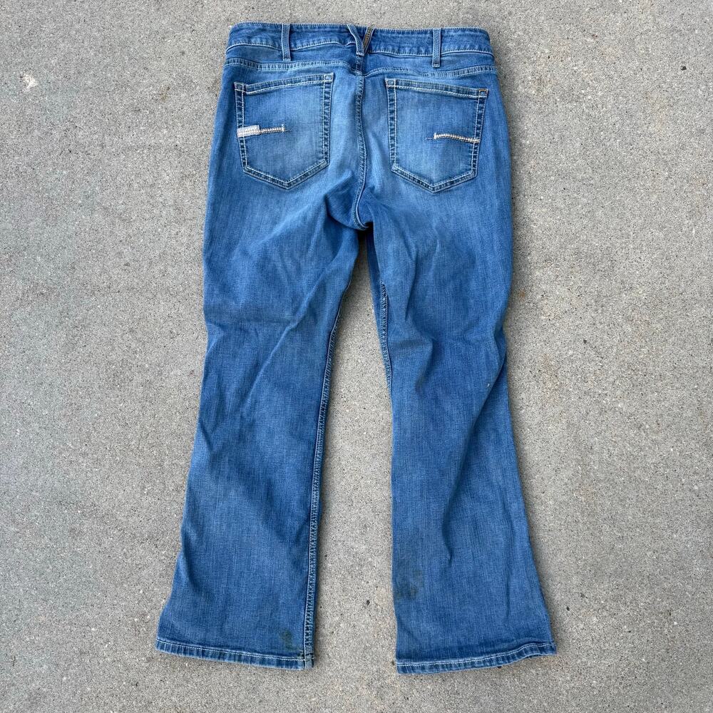 Ariat 33S Rebar Perfect Rise Riveter Boot Cut Jeans in Malibu 10041067 - Picture 4 of 11
